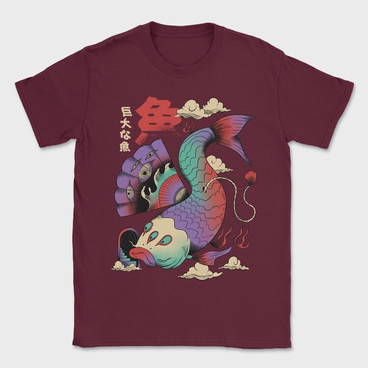 Psychedelic Japanese 04, Tricou Barbati (Unisex)