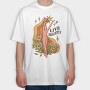 Paz Mental Vintage 03, Tricou Oversize Barbati (Unisex)