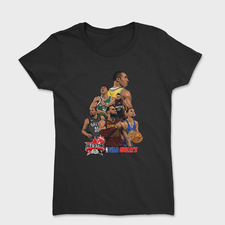 NBA SUPERSTARS, Tricou Femei