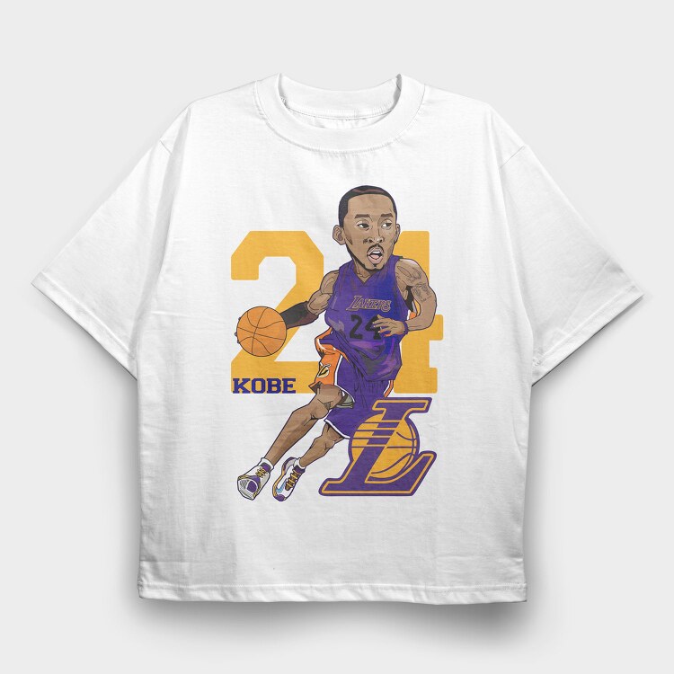 KOBE Art1, Tricou Oversize Barbati (Unisex)
