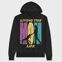 Mom Living the Life, Hanorac Oversize Barbati (Unisex)
