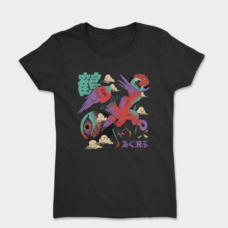 Psychedelic Japanese 01, Tricou Femei