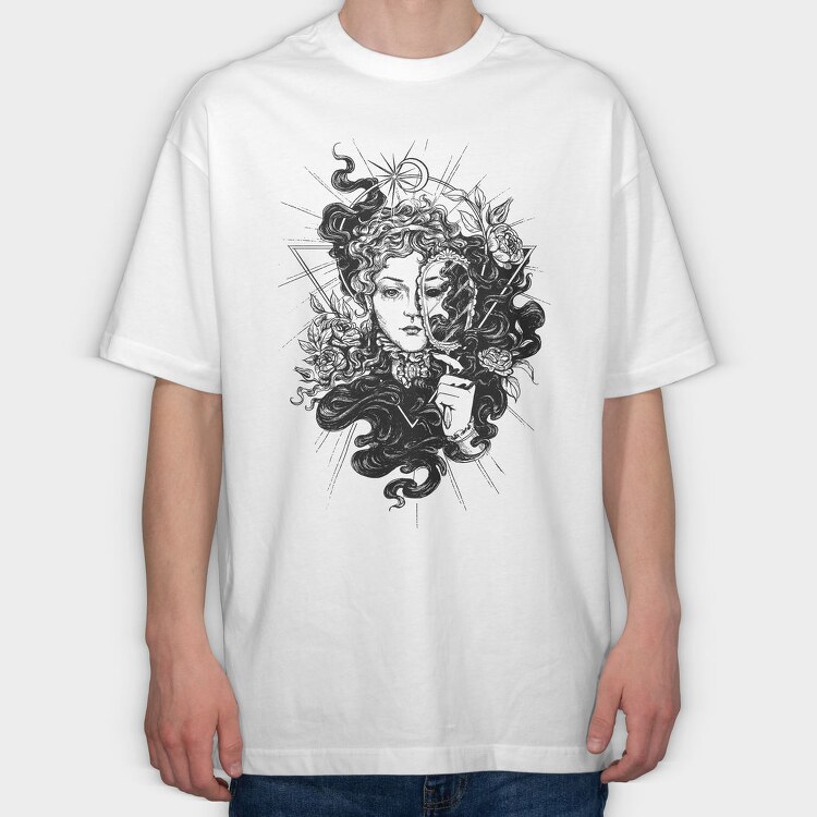 Dark 10, Tricou Oversize Barbati (Unisex)