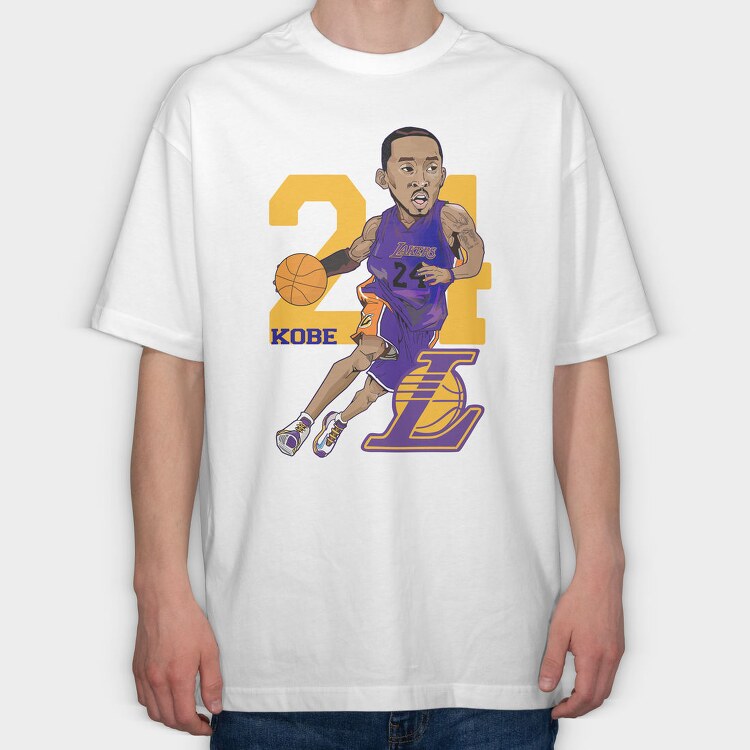 KOBE Art1, Tricou Oversize Barbati (Unisex)