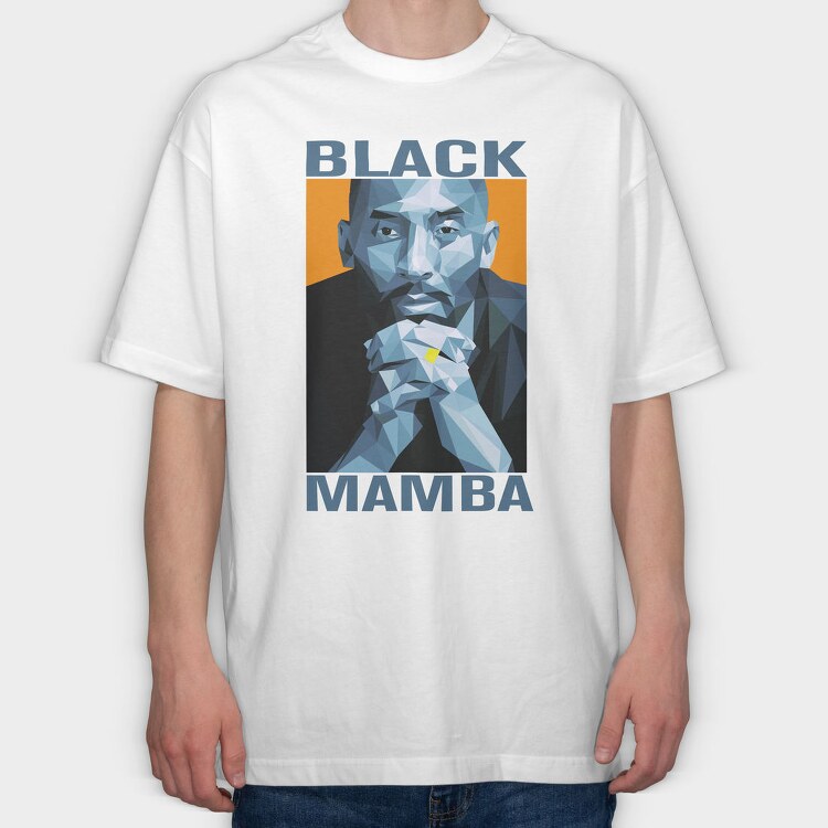 KOBE Black Mamba, Tricou Oversize Barbati (Unisex)