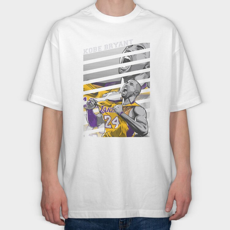 KOBE BRYANT Art2, Tricou Oversize Barbati (Unisex)