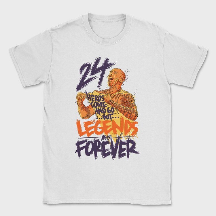 KOBE Legends Are Forever, Tricou Barbati (Unisex)