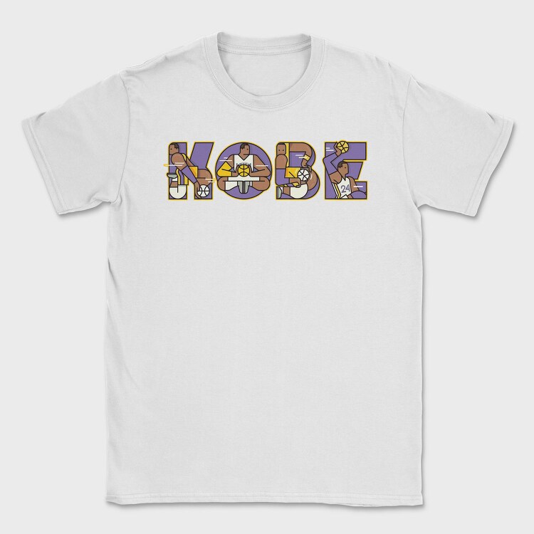 KOBE Name Art, Tricou Barbati (Unisex)