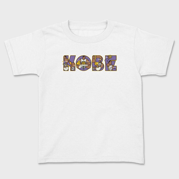 KOBE Name Art, Tricou Copii