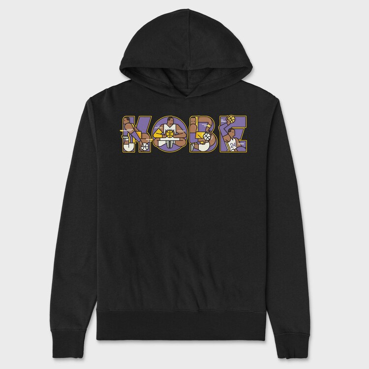KOBE Name Art, Hanorac Oversize Barbati (Unisex)