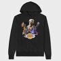 BLACK MAMBA 1, Hanorac Oversize Barbati (Unisex)
