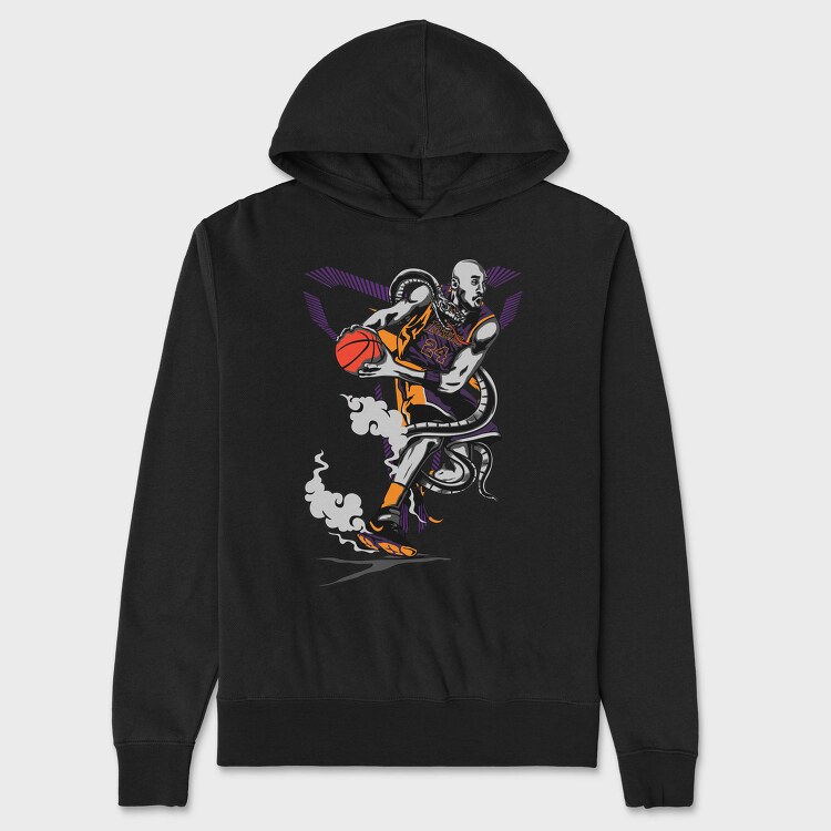 BLACK MAMBA Kobe, Hanorac Oversize Barbati (Unisex)