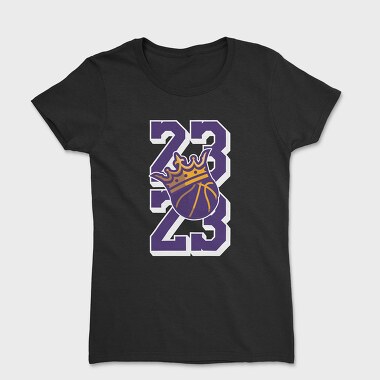 23 KING JAMES, Tricou Femei