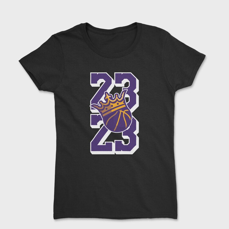 23 KING JAMES, Tricou Femei
