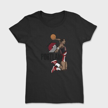 CLYDE DREXLER Art2, Tricou Femei