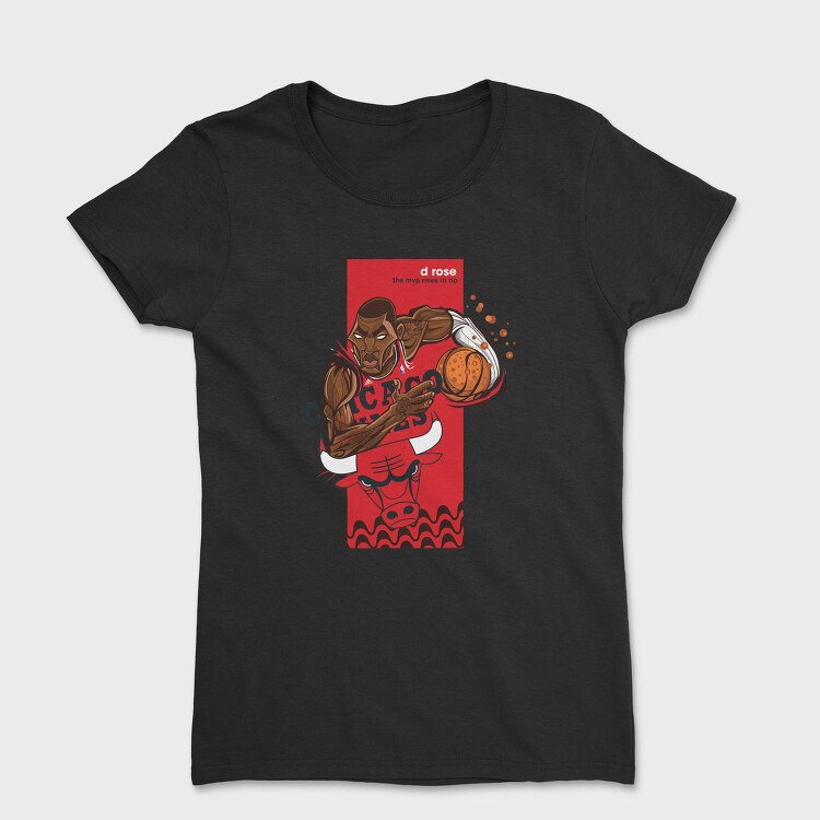 D ROSE Bulls, Tricou Femei