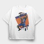 PATRICK EWING, Tricou Oversize Barbati (Unisex)
