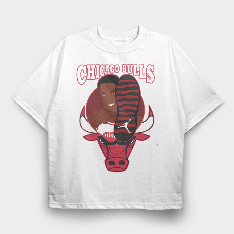 PIPPEN Art1, Tricou Oversize Barbati (Unisex)