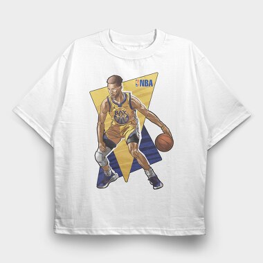 S CURRY ART3, Tricou Oversize Barbati (Unisex)