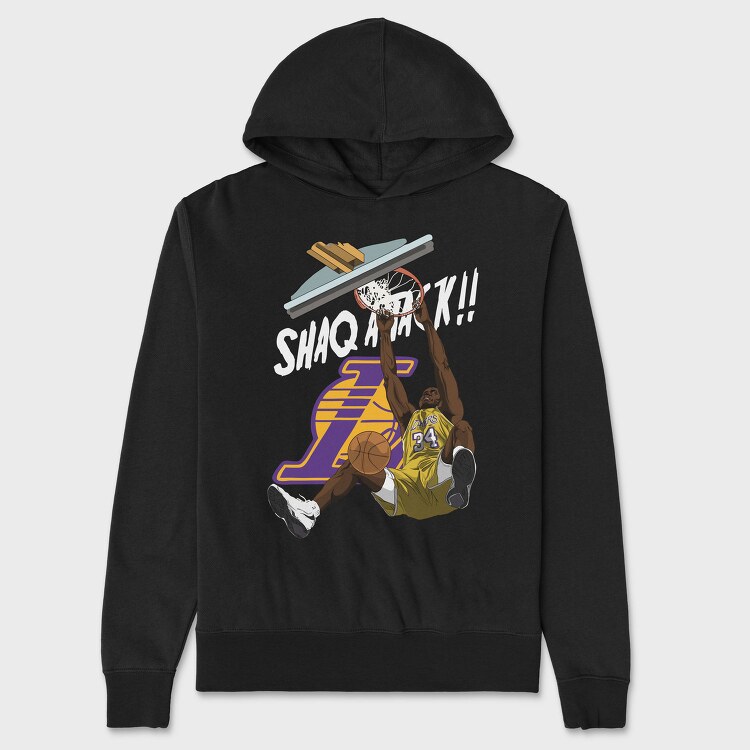 SHAQ ATTACK Art1, Hanorac Oversize Barbati (Unisex)
