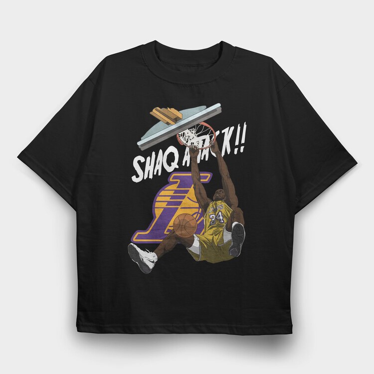 SHAQ ATTACK Art1, Tricou Oversize Barbati (Unisex)