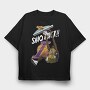 SHAQ ATTACK Art1, Tricou Oversize Barbati (Unisex)
