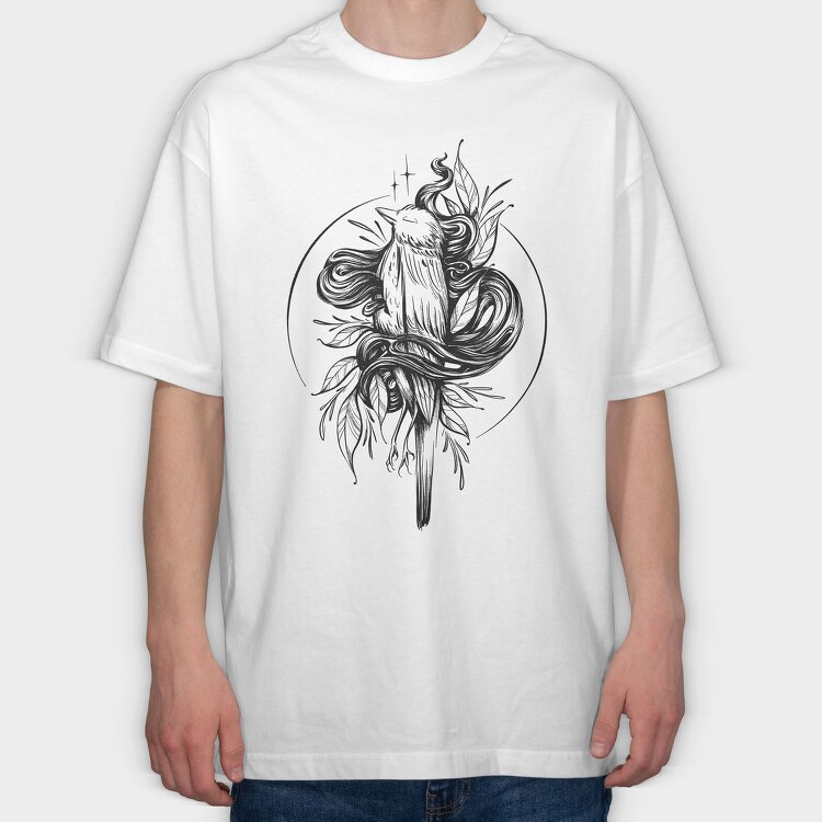Dark 07, Tricou Oversize Barbati (Unisex)