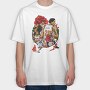 D ROSE Collage Art, Tricou Oversize Barbati (Unisex)