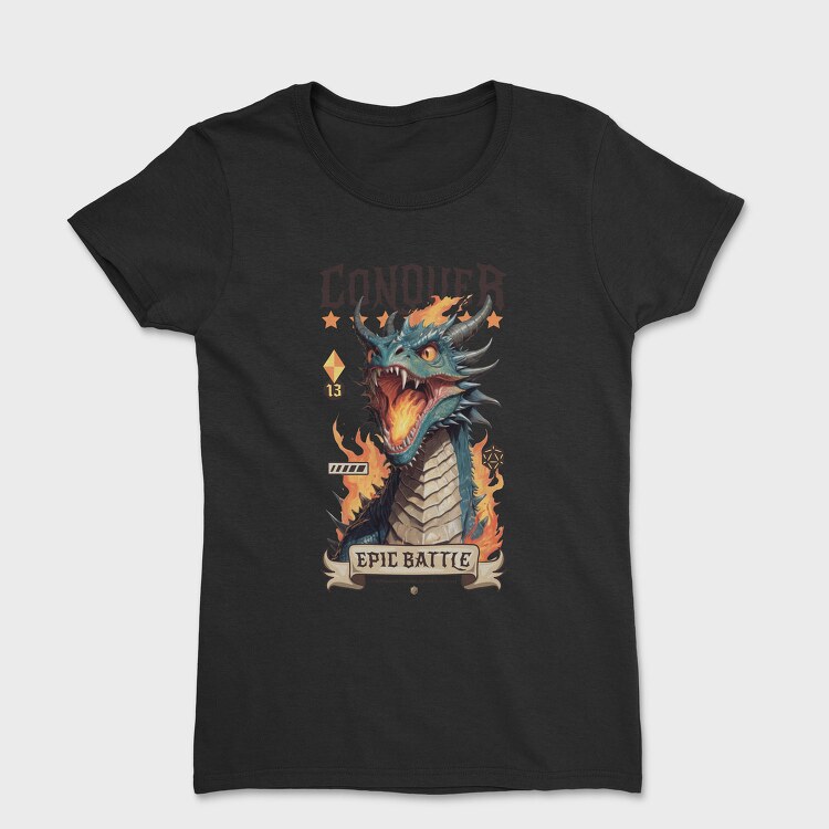 Conquer Dragon Epic Battle Trend, Tricou Femei