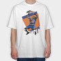 PATRICK EWING, Tricou Oversize Barbati (Unisex)