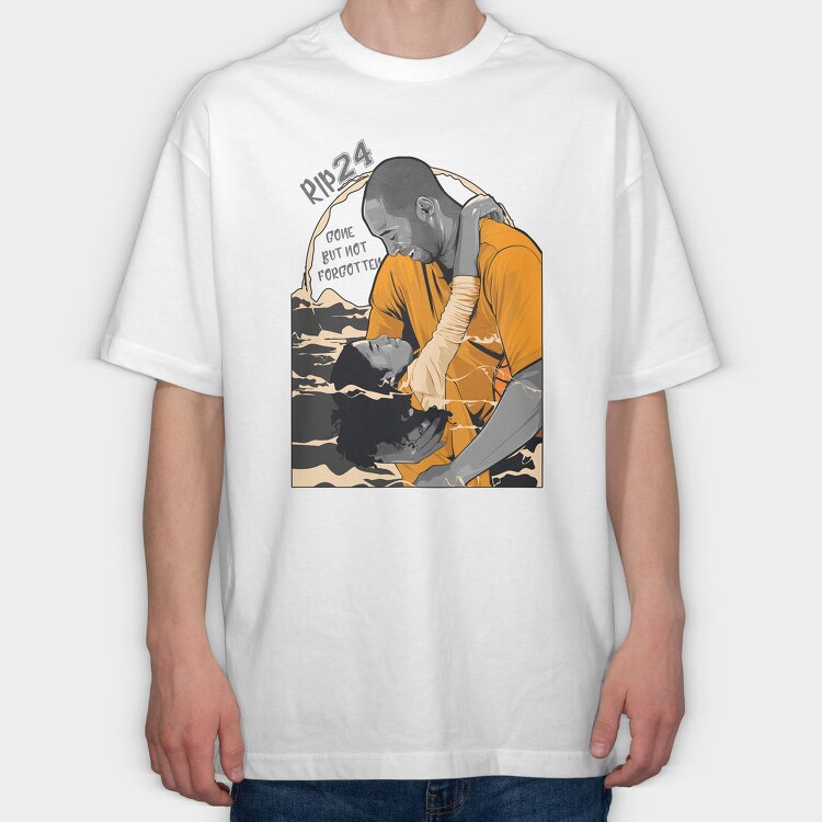 RIP 24, Tricou Oversize Barbati (Unisex)