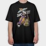 SHAQ ATTACK Art1, Tricou Oversize Barbati (Unisex)