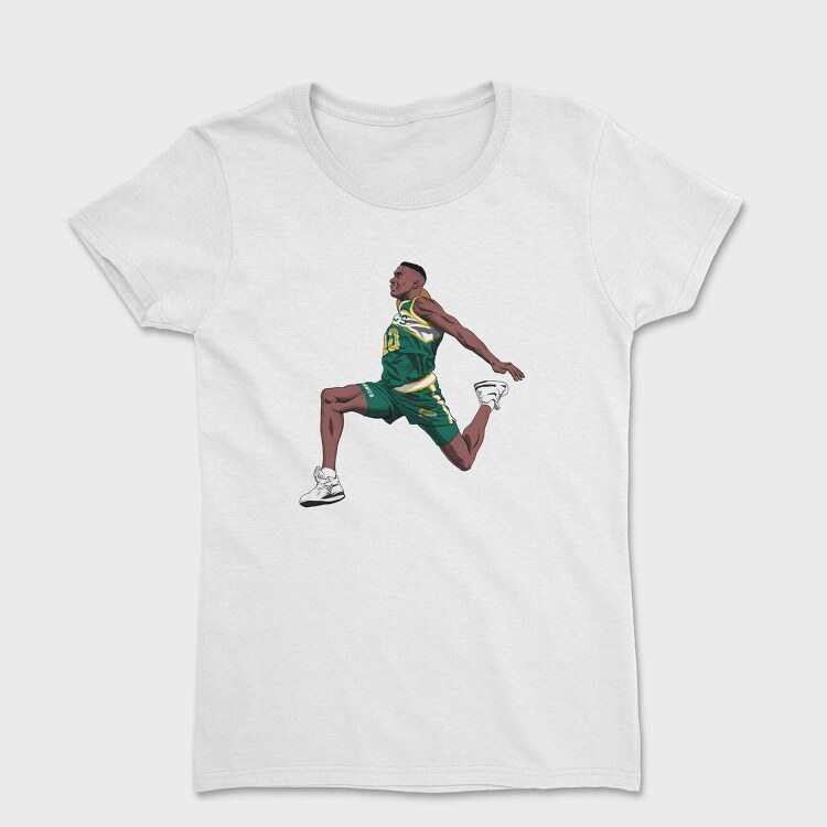 SHAWN KEMP Art1, Tricou Femei