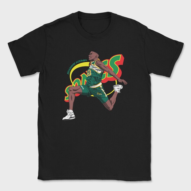 SHAWN KEMP Dunk1, Tricou Barbati (Unisex)