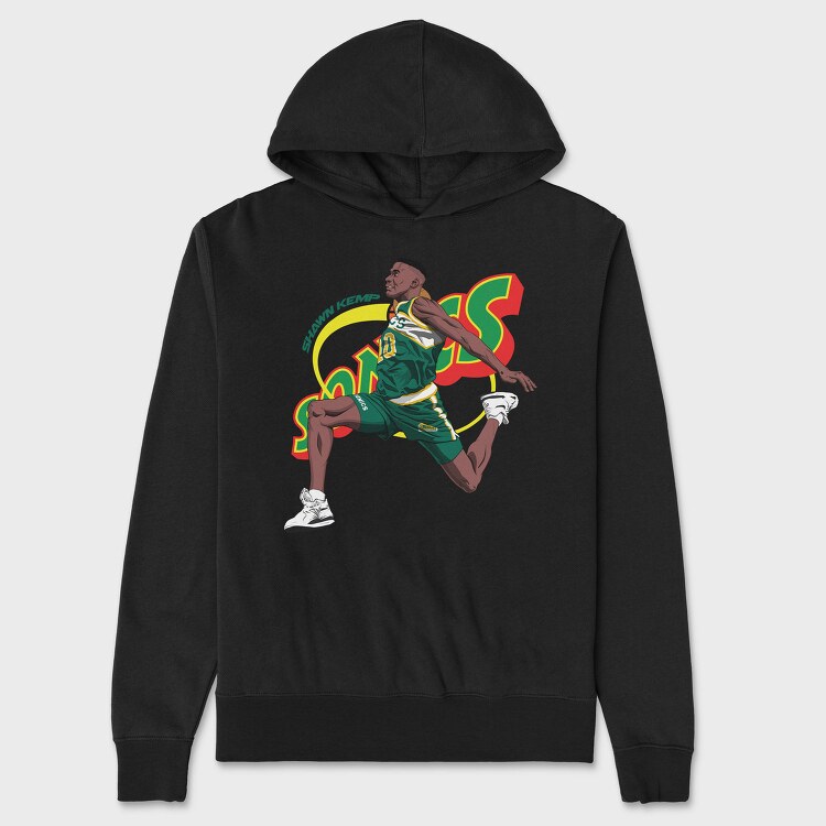 SHAWN KEMP Dunk1, Hanorac Oversize Barbati (Unisex)