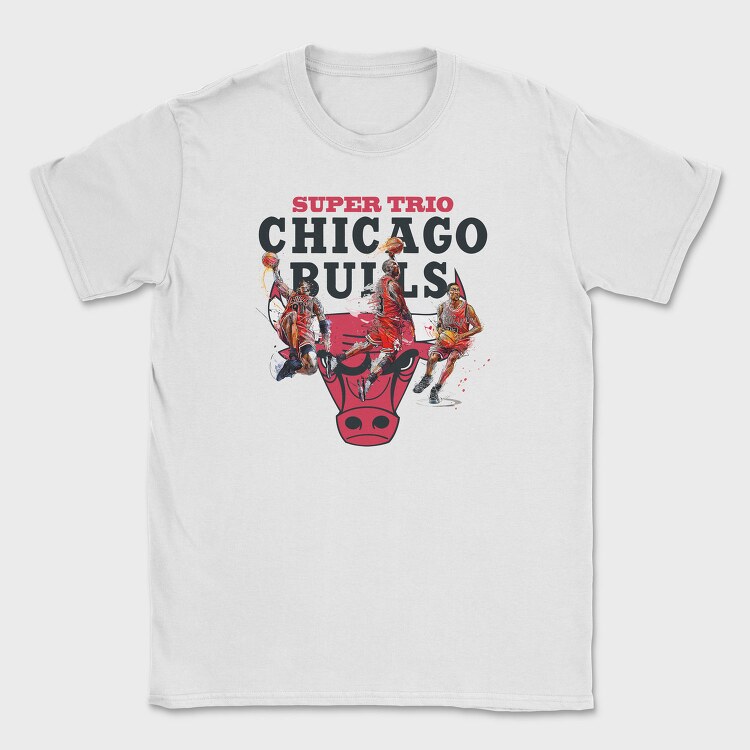 SUPER TRIO Bulls, Tricou Barbati (Unisex)