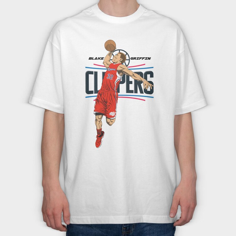 BLAKE GRIFFIN Dunk2, Tricou Oversize Barbati (Unisex)