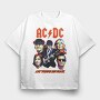 ACDC Let there be Rock, Tricou Oversize Barbati (Unisex)