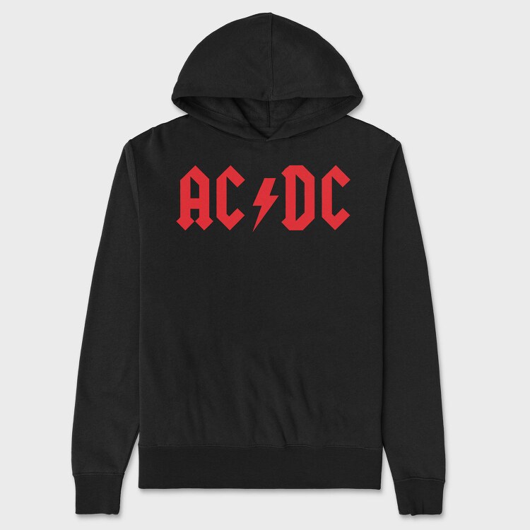 ACDC Logo Art, Hanorac Oversize Barbati (Unisex)