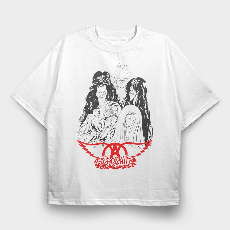 AEROSMITH Art1, Tricou Oversize Barbati (Unisex)