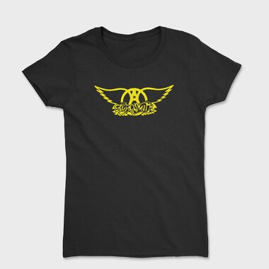 AEROSMITH Logo Name Art, Tricou Femei