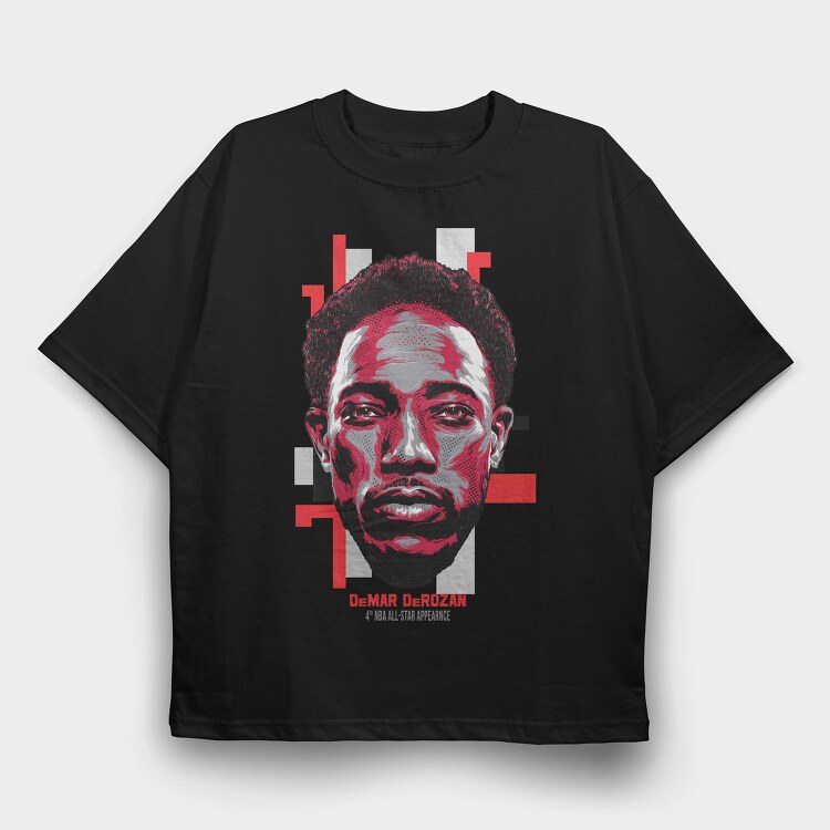 DEMAR D ART, Tricou Oversize Barbati (Unisex)
