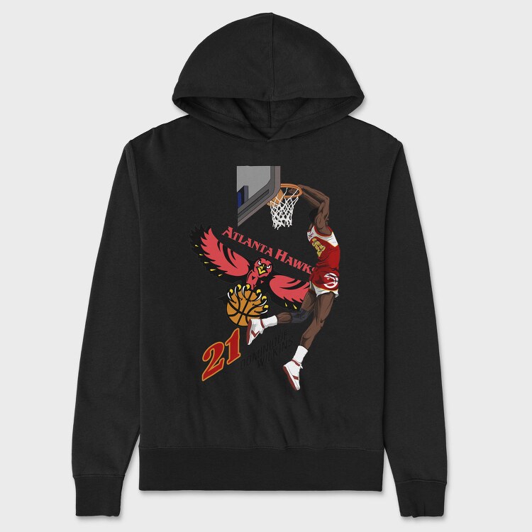 DOMINIQUE WILKINS Dunk2, Hanorac Oversize Barbati (Unisex)