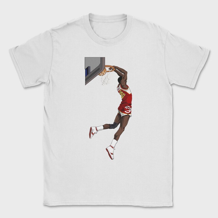 DOMINIQUE WILKINS, Tricou Barbati (Unisex)