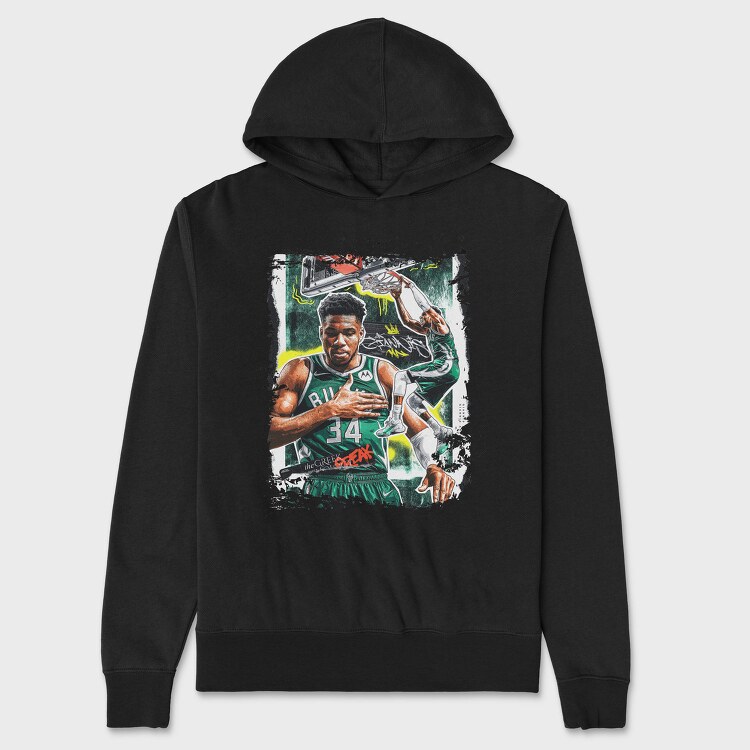 GIANNIS A Art1, Hanorac Oversize Barbati (Unisex)