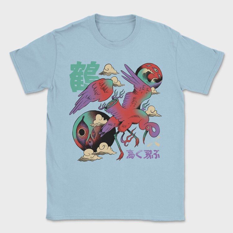 Psychedelic Japanese 01, Tricou Barbati (Unisex)