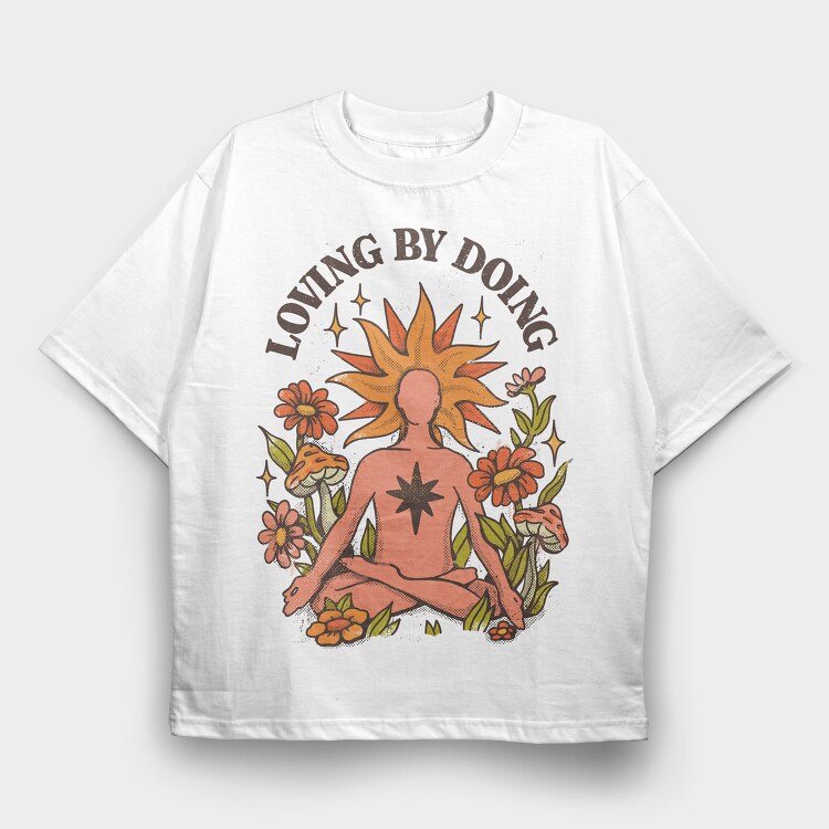 Paz Mental Vintage 05, Tricou Oversize Barbati (Unisex)