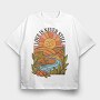 Paz Mental Vintage 02, Tricou Oversize Barbati (Unisex)