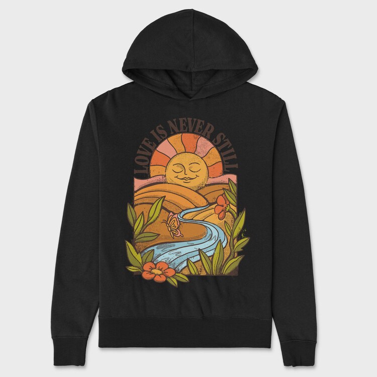 Paz Mental Vintage 02, Hanorac Oversize Barbati (Unisex)