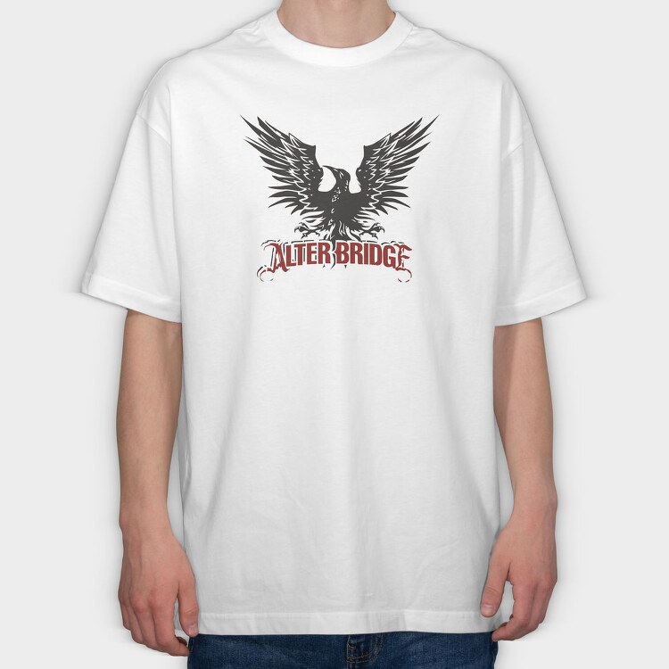 ALTER BRIDGE Black Bird, Tricou Oversize Barbati (Unisex)